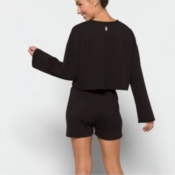 Free People Tops - FREE PEOPLE Two Piece Sunny Set in Black NWT